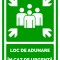 Indicator loc de adunare in caz de urgenta
