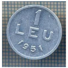 AX 794 MONEDA- ROMANIA - 1 LEU -ANUL 1951 -STAREA CARE SE VEDE