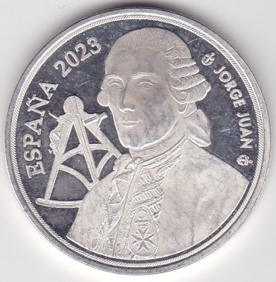 Spania 10 Euro Felipe VI Jorge Juan 2023 foto