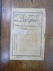 Livret militar 1876, Dalquie foto