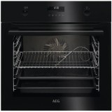 Cuptor incorpoarabil AEG BCE558370B, Electric, Multifunctional, 71l, Clasa A+, SteamBake, Wi-Fi, Autocuratare catalitica, Grill, Negru