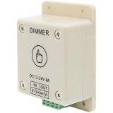 Dimmer Touch LED 12V-24V 8A Monocolor Reglabil Banda LED, Spoturi, Iluminare - Control Intensitate Lumina