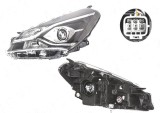 Far Toyota Yaris, 05.2017-, fata, Stanga, lense; cu daytime running light; HiR2+W21/5W+WY21W; electric; cu motor, OE