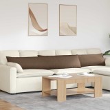 vidaXL Perne pentru canapea 2 pcs Maro 200 x 40 cm țesătură 42013872