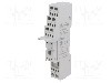 Stativ, DIN, pentru relee HR30, HR50, 8 pini, LOVATO ELECTRIC - HR5XS21S