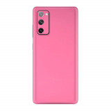 Cumpara ieftin Set Doua Folii Skin Acoperire 360 Compatibile cu Samsung Galaxy S20 FE - Wrap Skin Hot Glossy Pink, Roz, Oem