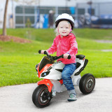 HOMCOM Motocicleta cu trei roti pentru copii 18-36 luni, muzica, far, fara pedale