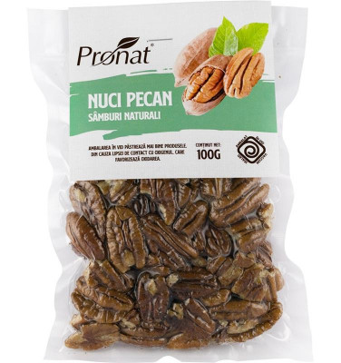 Nuci Pecan Pronat 100gr foto