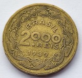 504. Moneda Brazilia 2000 reis 1939 (Floriano Peixoto Birth Centennial)