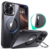 Husa iPhone 16 Pro ESR Classic Hybrid HaloLock Kickstand, negrutransparenta
