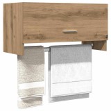 VidaXL Șifonier, stejar artizanal, 70x32,5x35 cm, lemn prelucrat