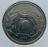 (M2191) MONEDA SUA - QUARTER DOLLAR 1999, LIT. D - GEORGIA, America de Nord