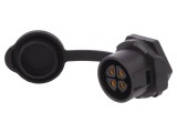 Conector Circular Soclu 20mm 4 PIN Aurit