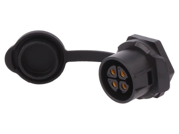 Conector Circular Soclu 20mm 4 PIN Aurit