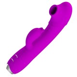 Pretty Love-Regina Vibrator Re&icirc;ncărcabil cu Sucțiune Gel