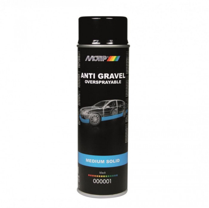 Soluție antifonare auto MOTIP Anti Gravel, 500ml, negru