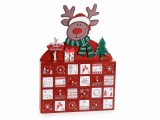 Cumpara ieftin Calendar Advent Craciun lemn 26.5x5.5x38 cm