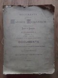 Documente privitoare la istoria romanilor A.I.Odobescu Supliment 1 vol 2 Anii 1781-1814 Lipseste coperta din spate