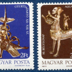 C5334 - Ungaria 1977 - Arta 4v.nestampilate MNH