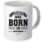 Cana alba personalizata &quot; Legends are born in October&quot;, INOVATIX&reg;. 330ml