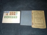 TITLU DE PROPRIETATE 1938 CARNET DE ASIGURARE 1940 CARTE DE LUCRATOR 1939 CARNET RADIO TELEVIZOR