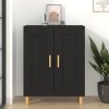 VidaXL Servantă, negru, 69,5x34x90 cm, lemn compozit