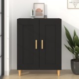 vidaXL Servantă, negru, 69,5x34x90 cm, lemn compozit
