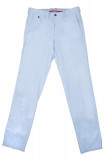 Cumpara ieftin Pantaloni eleganti pentru barbati Westbury, talie regular, tailored fit, curea inclusa, Albastru deschis