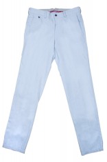 Pantaloni eleganti pentru barbati Westbury, talie regular, tailored fit, curea inclusa, Albastru deschis foto