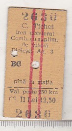bnk div Bilet CFR 1971 foto