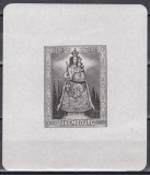 Luxembourg 1945 - Madona din Luxemburg, Colita omagiala, NDT, Nestampilat