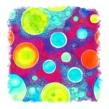 Cumpara ieftin Sticker decorativ Abstract, Multicolor, 55 cm, 11527ST, Oem