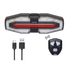 Lumina spate pentru bicicleta sau trotineta cu semnalizatoare, cu incarcare tip
