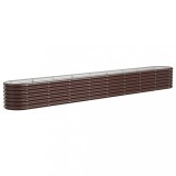 Cumpara ieftin Strat inaltat gradina 332x40x36 cm otel galvanizat