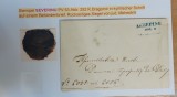 Romania 1854 - Plic circulat,stampila prefilatelica,tus albastru ,,SEVERIN''