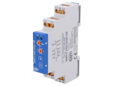 Releu Monitorizare Tensiune DIN SPST MMR17-PDE-A230-108 foto