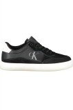 Calvin Klein Jeans Sneakers barbati CLASSIC CUPSOLE ICONIC NYLON, Negru, 40, 41 - 44