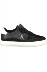 Calvin Klein Jeans Sneakers barbati CLASSIC CUPSOLE ICONIC NYLON, Negru, 40