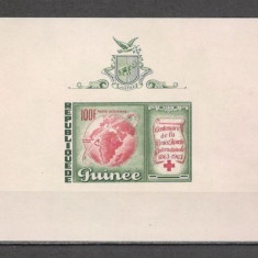 Guineea.1963 100 ani Crucea Rosie-Bl. MG.13