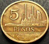 Moneda exotica 5 PESOS - COLUMBIA , anul 1980 * Cod 1773 B