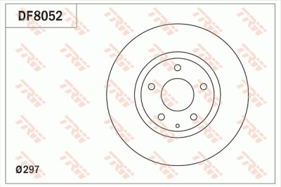 TRW DF8052 Disc frana foto