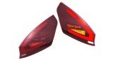 Set lampi spate, stopuri Ford Fiesta 2013-2017, Fiesta 2008-2013, Hatchback, spate, stanga+dreapta, indicator dinamic; cu animatii; LED; Tuning;