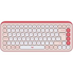 Tastatura Wireless Logitech POP ICON KEYS, Bluetooth, 3 Way Easy-Switch, Rose