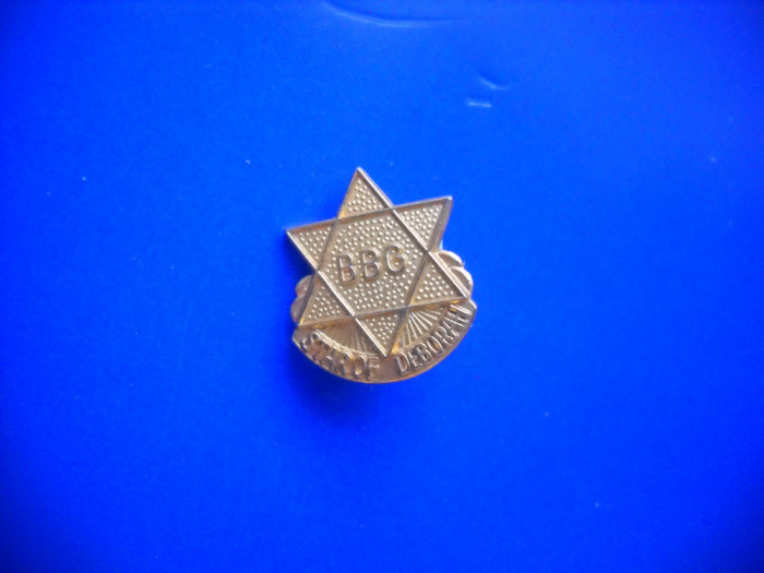 HOPCT INSIGNA VECHE BBG STAR OF DEBORAH-CRUCEA LUI DAVID