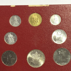 57 Vatican set lire 1963 contine 500 lire argint foto