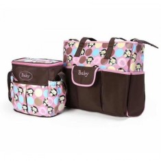 Geanta pentru mamici Mama Bag Monkey Roz