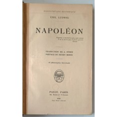NAPOLEON de EMIL LUDWIG - PARIS, 1928
