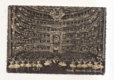 FA142 -Carte Postala- ITALIA - Milano. La Scala Theatre, circulata, Fotografie