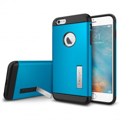 Husa Armor Kickstand Spigen Slim iPhone 6S Plus 6 Plus blue (Electric Blue) foto