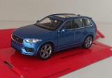 Macheta Volvo XC 90 2015 albastru - Welly 1/36